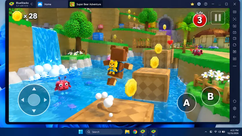 Super Bear Adventure Enhanced Graphics on PC 1 Super Bear Adventure Enhanced Graphics on PC