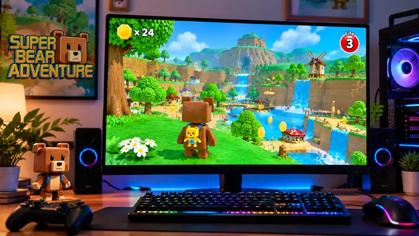 Super Bear Adventure MOD APK for PC Super Bear Adventure MOD APK for PC