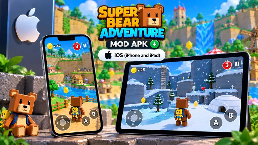 Super Bear Adventure MOD APK for iOS