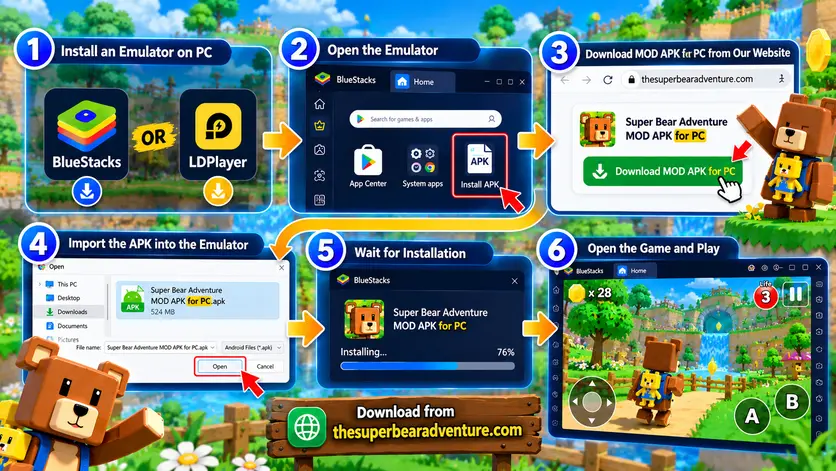 Super Bear Adventure PC Installation Guide Super Bear Adventure PC Installation Guide